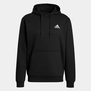 Adidas Mens Essentials Feel Cozy Fleece Hoodie Black 3XL NWT Pullover Sweatshirt